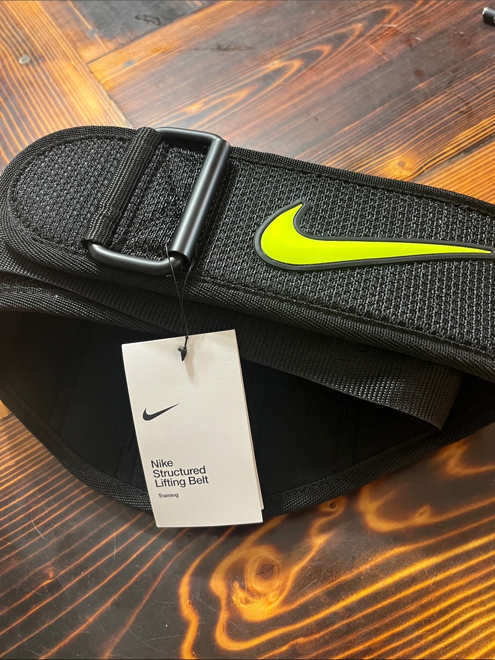 Nike training belt size unisex large